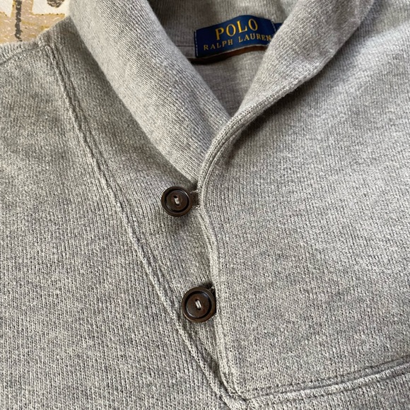Polo Ralph Lauren Other - Beautiful Polo by Ralph Lauren Long Sleeve Sweater 🐎 Gray XL super quality